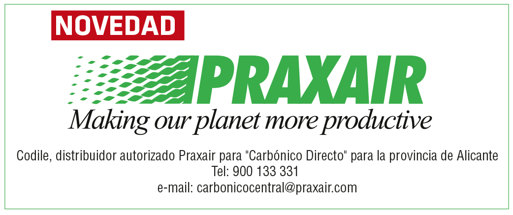 Codile y Praxair te traen el Carbónico para tú negocio